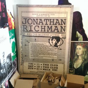 Jonathan Richman poster (photo: Mike Baehr)