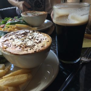 Fish pies and Guinness