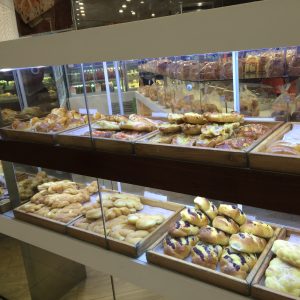 Pastries at the quasi-Chinese bakery, Brisbane mall food court